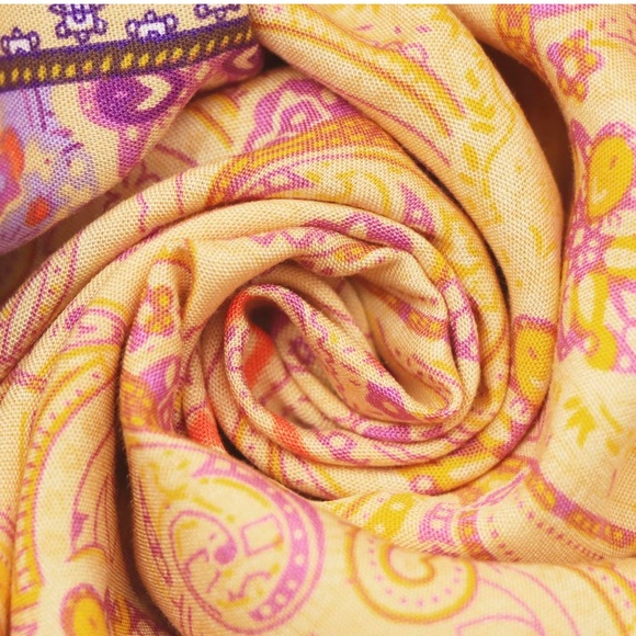 R.Vivimos Womens Summer Floral Print Cotton Short Sleeve Flowy Dress 4/6 (S)🎁😘 - Picture 5 of 9